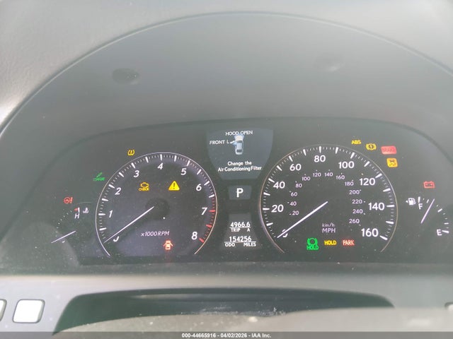 44665916 :رقم المزاد ، JTHCL5EF8A5005402 vin ، 2010 Lexus Ls 460 مزاد بيع