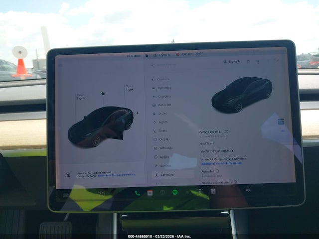 Продажа на аукционе авто 2018 Tesla Model 3 Long Range/mid Range, vin: 5YJ3E1EA1JF012408, номер лота: 44665918
