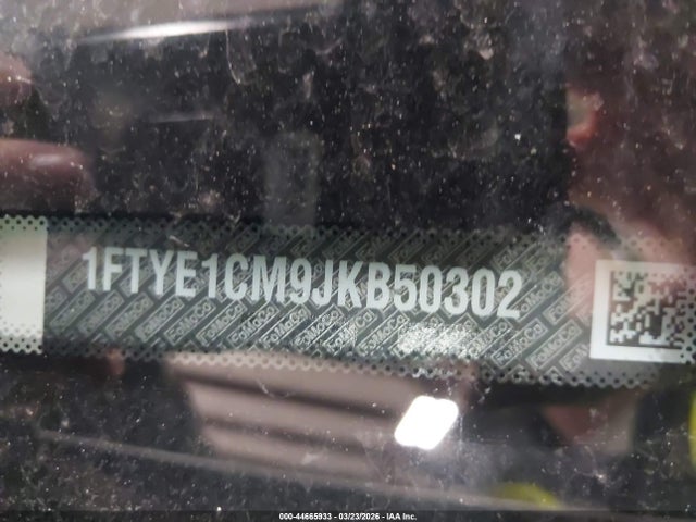 Aukcja sprzedaży 2018 Ford Transit-150, vin: 1FTYE1CM9JKB50302, numer aukcji: 44665933