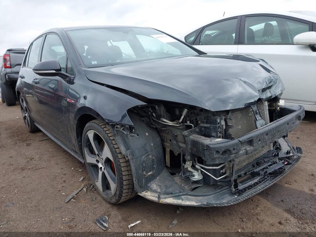 44666119 :رقم المزاد ، 3VW4T7AU6FM016306 vin ، 2015 Volkswagen Golf Gti 2.0t Se 4-door مزاد بيع