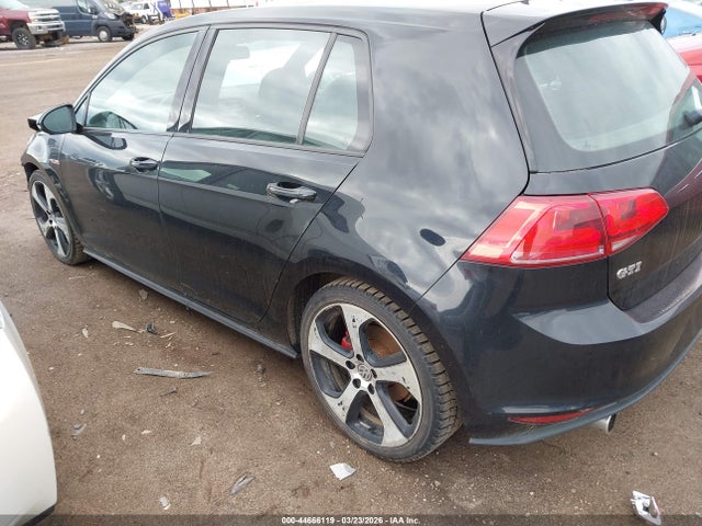 44666119 :رقم المزاد ، 3VW4T7AU6FM016306 vin ، 2015 Volkswagen Golf Gti 2.0t Se 4-door مزاد بيع