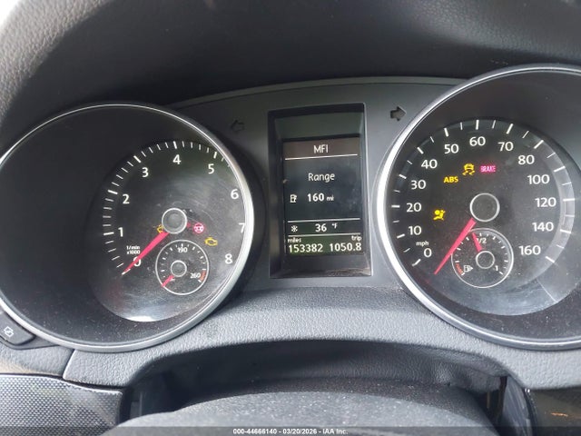 44666140 :رقم المزاد ، 3VWPP7AJ7CM665552 vin ، 2012 Volkswagen Jetta Sportwagen 2.5l Se مزاد بيع