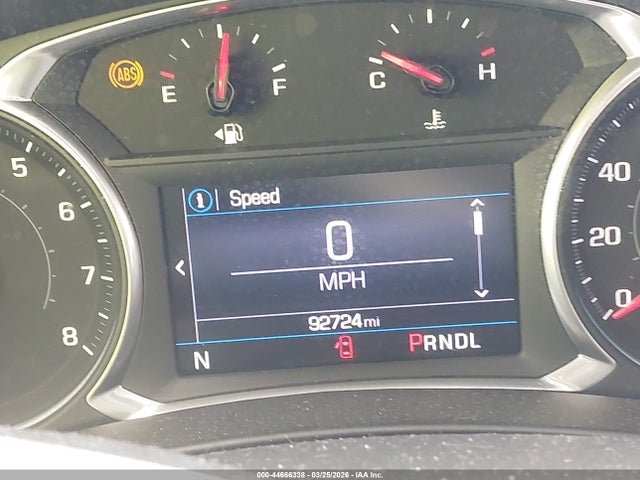 44666338 :رقم المزاد ، 3GNAXKEV7NL103546 vin ، 2022 Chevrolet Equinox Fwd Lt مزاد بيع