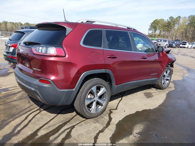 2019 Jeep Cherokee Limited Fwd მანქანა იყიდება აუქციონზე, vin: 1C4PJLDB2KD488372, აუქციონის ნომერი: 44666406