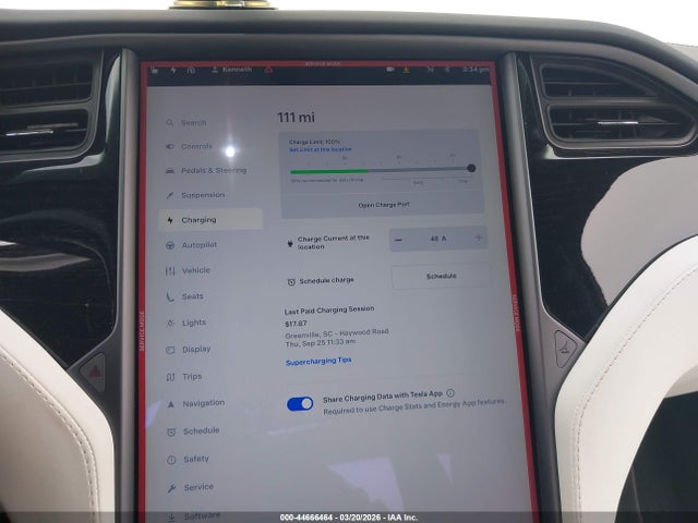 5YJXCBE26KF160805 Tesla Model X 100d/75d/long Range