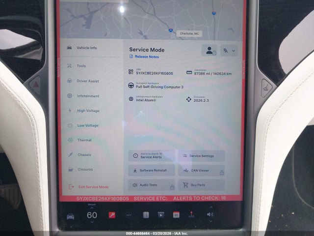 5YJXCBE26KF160805 Tesla Model X 100d/75d/long Range