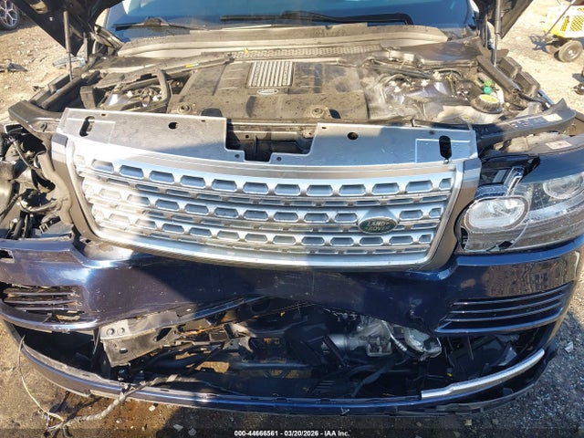 2015 Land Rover Range Rover 3.0l V6 Supercharged Hse მანქანა იყიდება აუქციონზე, vin: SALGS2VF0FA242042, აუქციონის ნომერი: 44666561