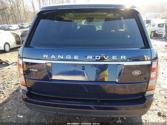 2015 Land Rover Range Rover 3.0l V6 Supercharged Hse მანქანა იყიდება აუქციონზე, vin: SALGS2VF0FA242042, აუქციონის ნომერი: 44666561