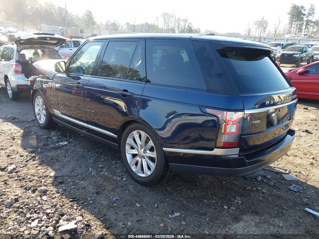 2015 Land Rover Range Rover 3.0l V6 Supercharged Hse მანქანა იყიდება აუქციონზე, vin: SALGS2VF0FA242042, აუქციონის ნომერი: 44666561