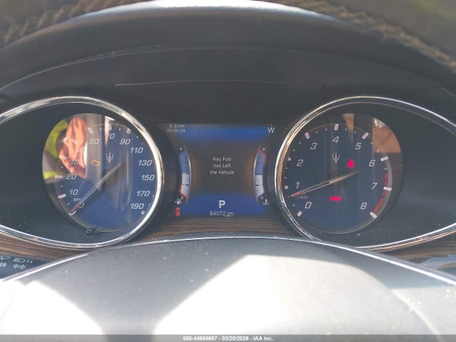 2017 Maserati Quattroporte S Q4 მანქანა იყიდება აუქციონზე, vin: ZAM56RRA3H1230296, აუქციონის ნომერი: 44666667