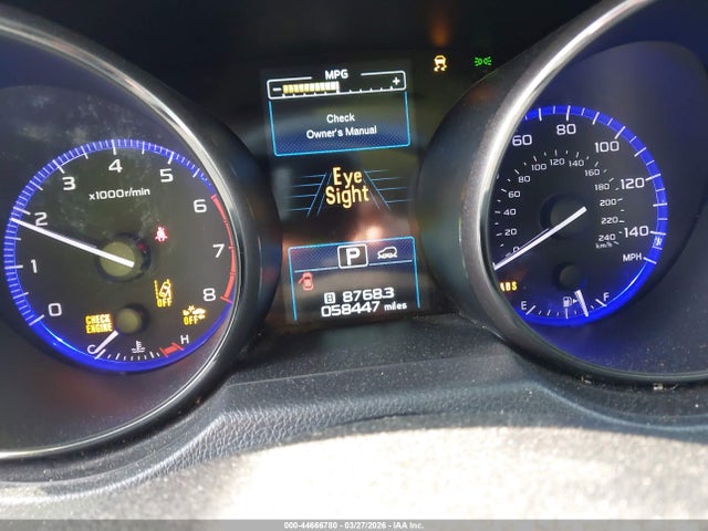 44666780 :رقم المزاد ، 4S4BSAJC0K3343941 vin ، 2019 Subaru Outback 2.5i Limited مزاد بيع