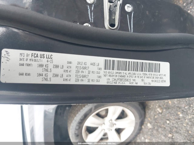 44666891 :رقم المزاد ، 1C4NJPFB9FD350619 vin ، 2015 Jeep Patriot Latitude مزاد بيع