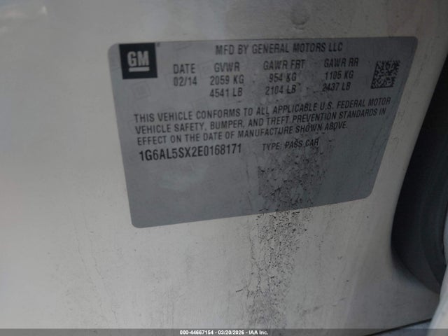 2014 CADILLAC ATS 1G6AL5SX2E0168171 Photo 8