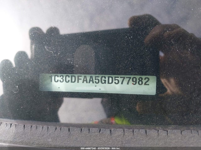 2016 Dodge Dart Se მანქანა იყიდება აუქციონზე, vin: 1C3CDFAA5GD577982, აუქციონის ნომერი: 44667240