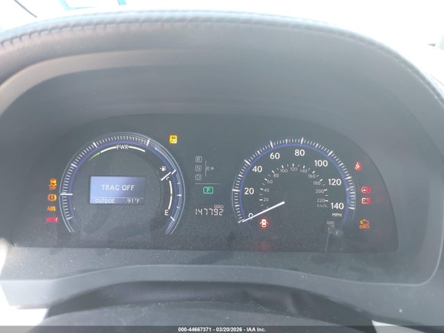 44667371 :رقم المزاد ، JTHBB1BA7C2050884 vin ، 2012 Lexus Hs 250h مزاد بيع