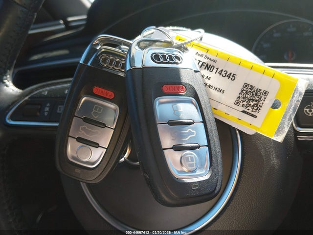 44667412 :رقم المزاد ، WAUFGAFC6FN014345 vin ، 2015 Audi A6 3.0t Premium Plus مزاد بيع