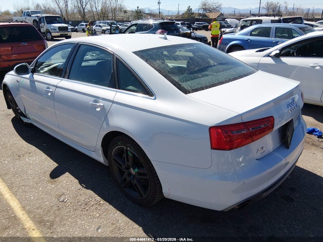 44667412 :رقم المزاد ، WAUFGAFC6FN014345 vin ، 2015 Audi A6 3.0t Premium Plus مزاد بيع