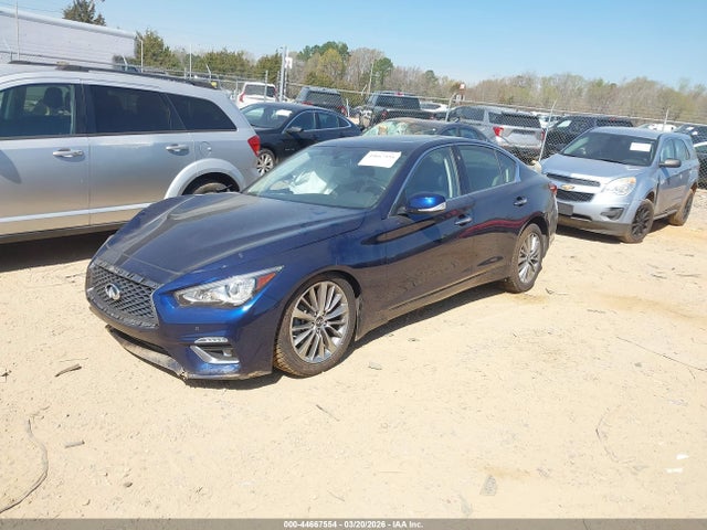 2022 Infiniti Q50 Luxe მანქანა იყიდება აუქციონზე, vin: JN1EV7BP6NM312059, აუქციონის ნომერი: 44667554