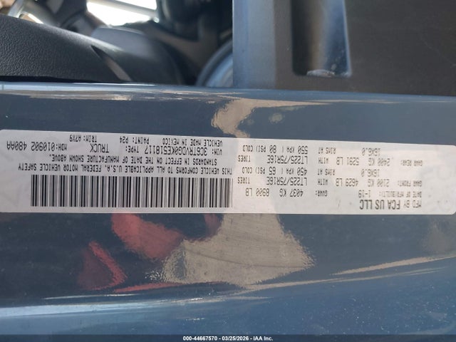 Продаж на аукціоні авто 2019 Ram Promaster 2500 High Roof 159 Wb, vin: 3C6TRVDG0KE518117, номер лоту: 44667570