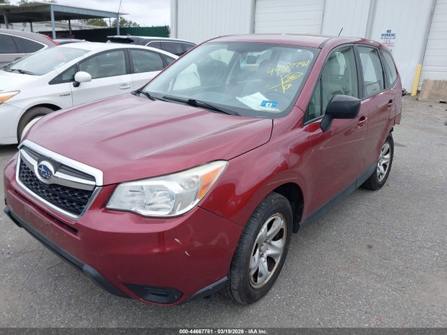 2014 Subaru Forester 2.5i მანქანა იყიდება აუქციონზე, vin: JF2SJAAC9EH538372, აუქციონის ნომერი: 44667781