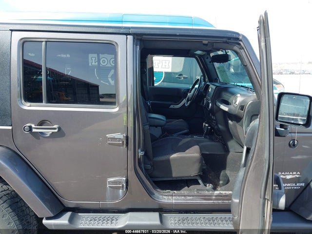 44667931 :رقم المزاد ، 1C4HJWEG8EL237494 vin ، 2014 Jeep Wrangler Unlimited Sahara مزاد بيع