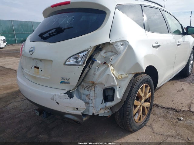 2012 Nissan Murano Sv მანქანა იყიდება აუქციონზე, vin: JN8AZ1MW4CW240494, აუქციონის ნომერი: 44667970