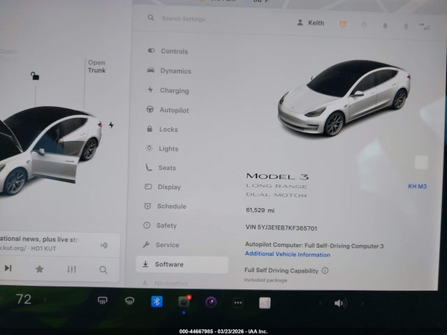 Aukcja sprzedaży 2019 Tesla Model 3 Long Range/performance, vin: 5YJ3E1EB7KF365701, numer aukcji: 44667985