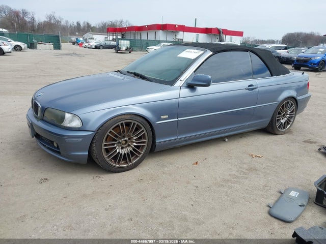 44667997 :رقم المزاد ، WBABS33421JY41393 vin ، 2001 Bmw 325ci مزاد بيع