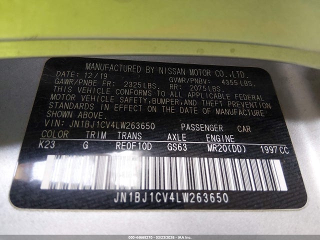 2020 NISSAN ROGUE SPORT JN1BJ1CV4LW263650 Photo 8