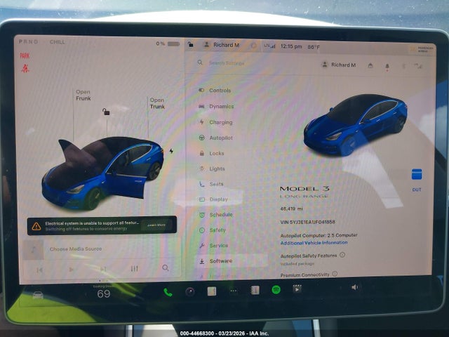 Aukcja sprzedaży 2018 Tesla Model 3 Long Range/mid Range, vin: 5YJ3E1EA1JF041858, numer aukcji: 44668300