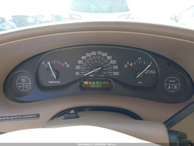 44668310 :رقم المزاد ، 2G4WS52J611157394 vin ، 2001 Buick Century Custom مزاد بيع