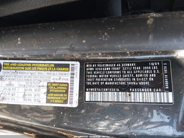 Aukcja sprzedaży 2010 Volkswagen Gti 2-door, vin: WVWED7AJ1AW155018, numer aukcji: 44668358