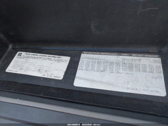 1993 CHEVROLET GMT-400 2GCFC29K6P1226415 Photo 8