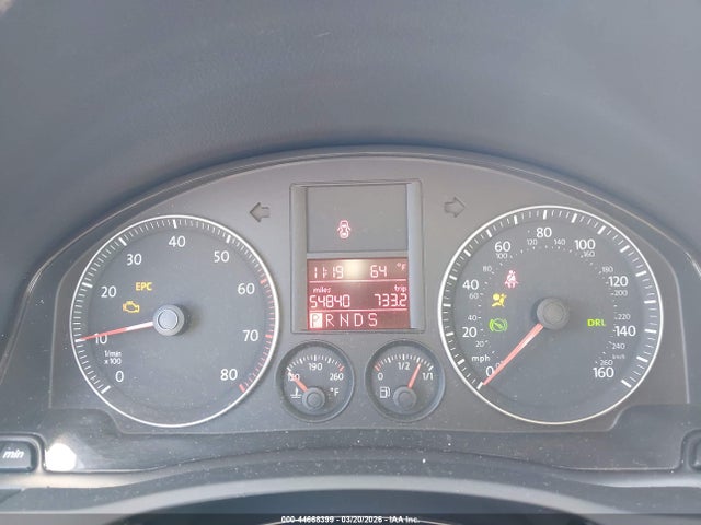 2007 Volkswagen Jetta 2.5 მანქანა იყიდება აუქციონზე, vin: 3VWRF71K37M039507, აუქციონის ნომერი: 44668399