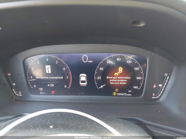 44668540 :رقم المزاد ، 1HGCY1F35PA024653 vin ، 2023 Honda Accord Ex مزاد بيع