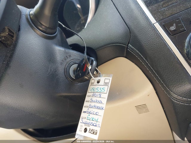 Продажа на аукционе авто 2018 Subaru Outback 2.5i Premium, vin: 4S4BSAFC5J3318721, номер лота: 44668555