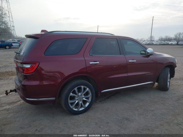 44668557 :رقم المزاد ، 1C4RDJEG4GC346925 vin ، 2016 Dodge Durango Citadel مزاد بيع