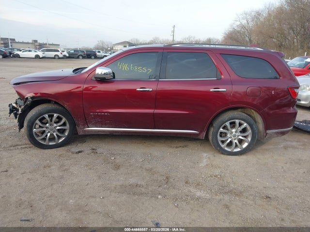 44668557 :رقم المزاد ، 1C4RDJEG4GC346925 vin ، 2016 Dodge Durango Citadel مزاد بيع