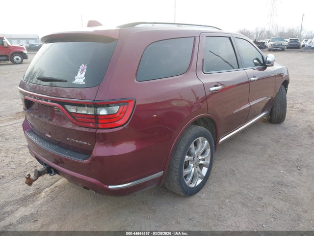 44668557 :رقم المزاد ، 1C4RDJEG4GC346925 vin ، 2016 Dodge Durango Citadel مزاد بيع