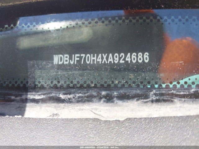 Aukcja sprzedaży 1999 Mercedes-benz E 430, vin: WDBJF70H4XA924686, numer aukcji: 44668586