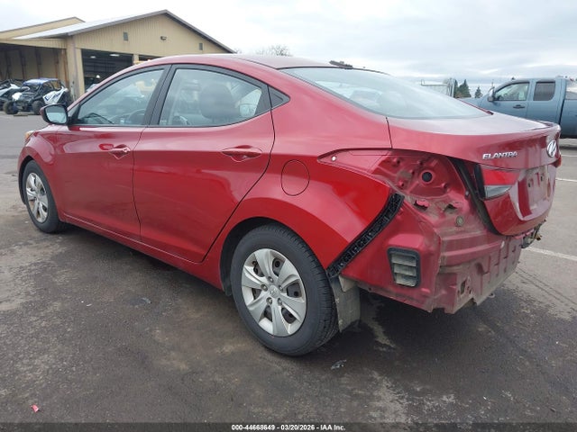 Продаж на аукціоні авто 2016 Hyundai Elantra Se, vin: 5NPDH4AEXGH695743, номер лоту: 44668649