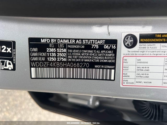 2017 MERCEDES-BENZ E 300 WDDZF4KB5HA068270 Photo 8
