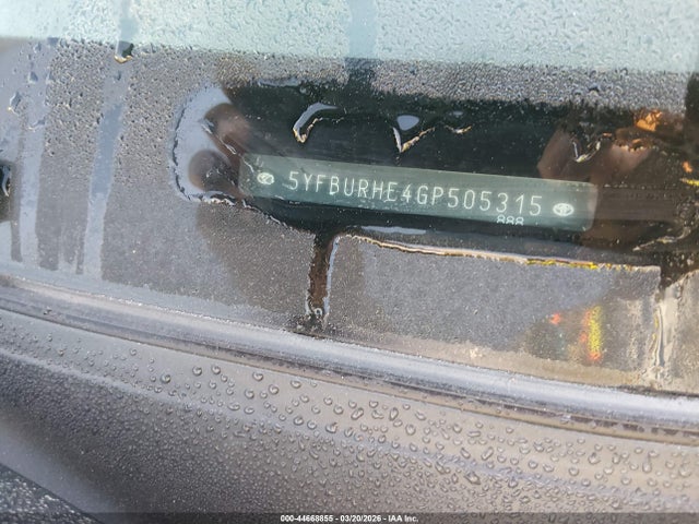 Toyota COROLLA L 2016 5YFBURHE4GP505315 Image 9