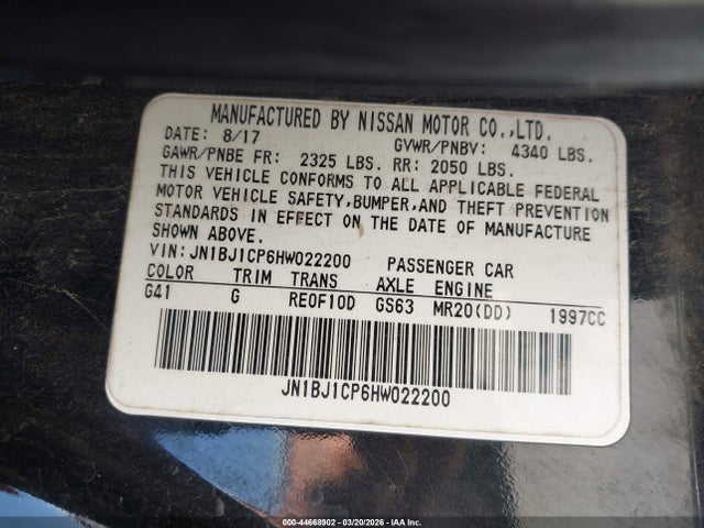 2017 NISSAN ROGUE SPORT JN1BJ1CP6HW022200 Photo 8