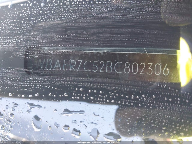 Aukcja sprzedaży 2011 Bmw 535i, vin: WBAFR7C52BC802306, numer aukcji: 44668941