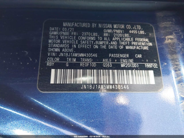 2021 NISSAN ROGUE SPORT JN1BJ1AW5MW430546 Photo 8