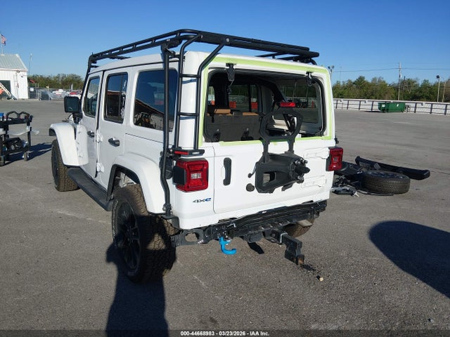 2023 Jeep Wrangler 4xe Sahara 4x4 მანქანა იყიდება აუქციონზე, vin: 1C4JJXP66PW525480, აუქციონის ნომერი: 44668983