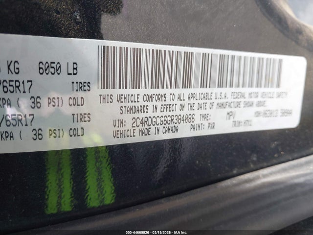 2016 DODGE GRAND CARAVAN 2C4RDGCG6GR384086 Photo 8