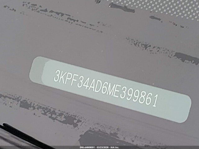 Aukcja sprzedaży 2021 Kia Forte Gt-line, vin: 3KPF34AD6ME399861, numer aukcji: 44669091
