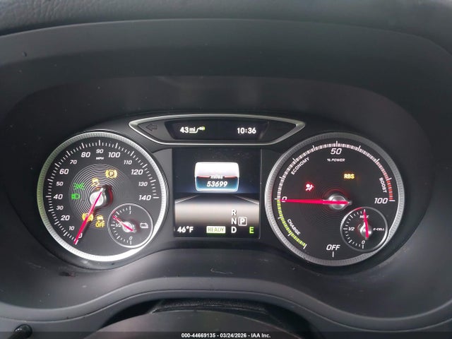 2016 Mercedes-benz B 250e მანქანა იყიდება აუქციონზე, vin: WDDVP9AB2GJ009797, აუქციონის ნომერი: 44669135
